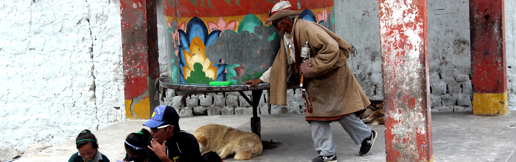 Himalayan Student in act